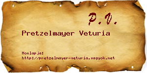 Pretzelmayer Veturia névjegykártya